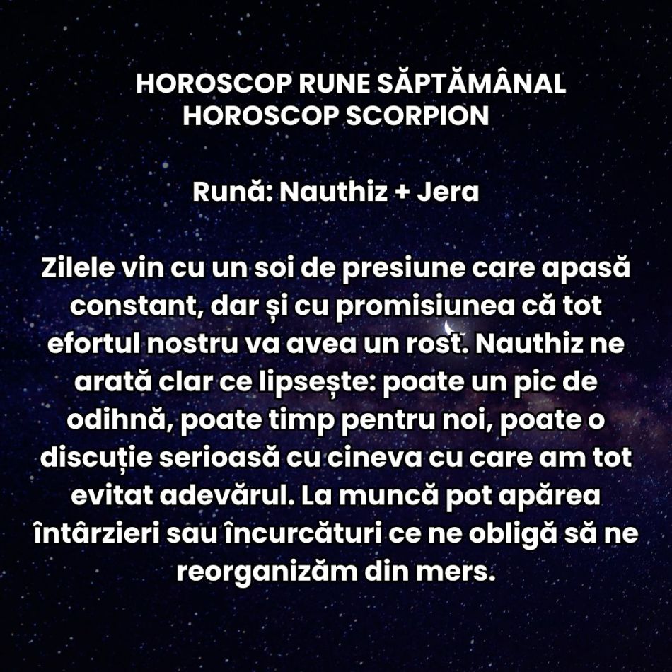 Horoscop Rune săptămâna 2-8 februarie 2026: Trăim mai intens și haotic, primim vești dramatice, iubim cu patimă. Totul în 7 zile