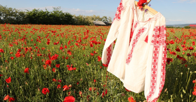 Ia românească - comoara noastră națională. Află povestea bluzei cusute cu suflet! 