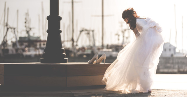 Pantofi de mireasă pentru picioare fericite