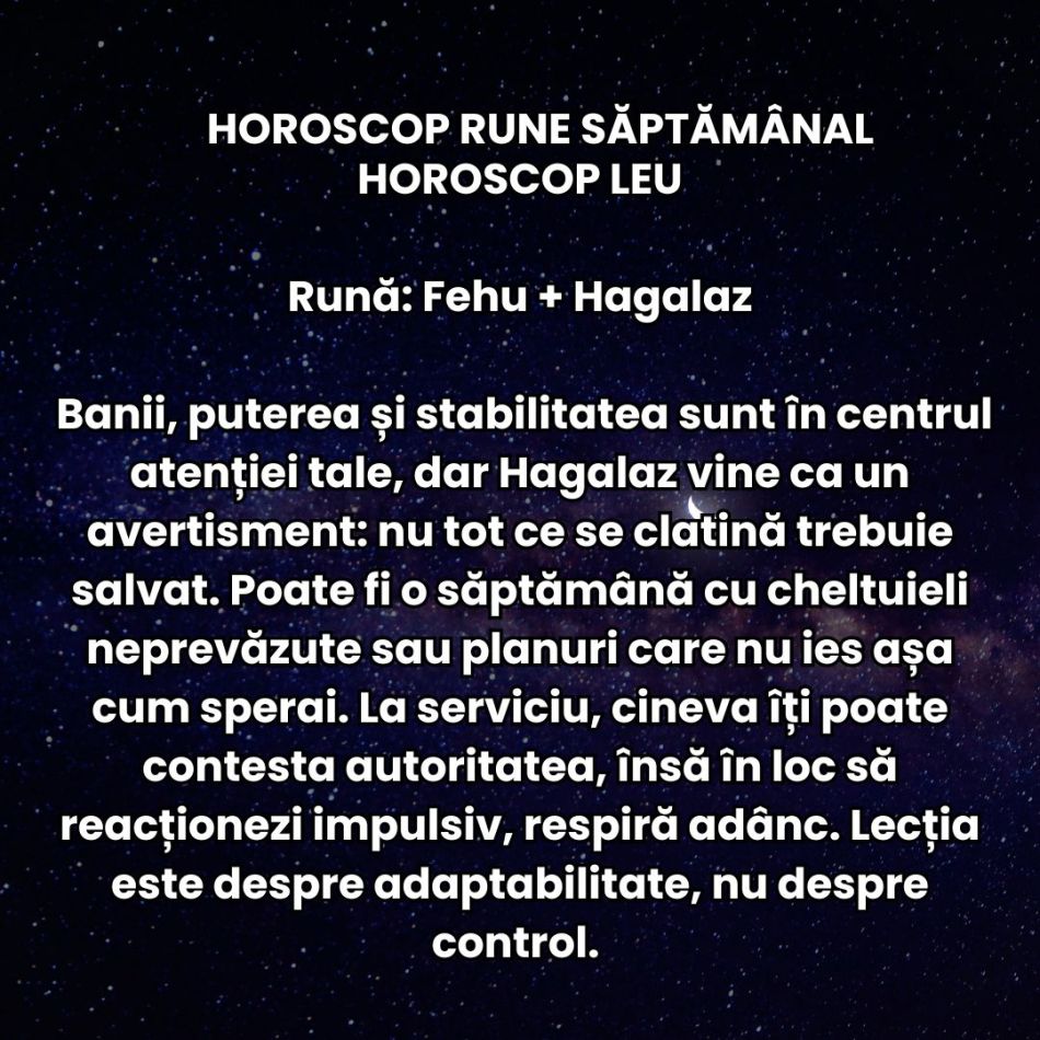 Horoscop Rune săptămâna 8-14 decembrie 2025: Emoțiile se simt intens și pendulăm între extreme sentimentale