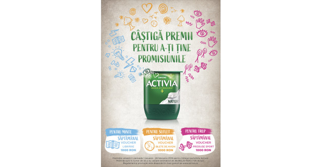 Activia - sursa ta de inspirație pentru promisiunile din noul an 