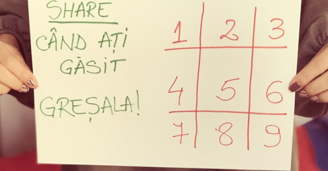 Cel mai inselator puzzle! Ti-ai dat seama unde este greseala?