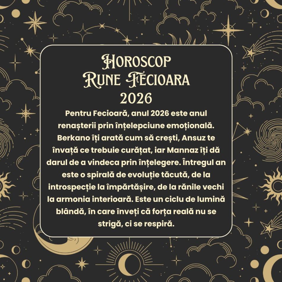 Horoscop Rune 2026 Fecioară:  Vei trece prin momente de maturizare spirituală care te vor alinia cu adevărata ta esență!