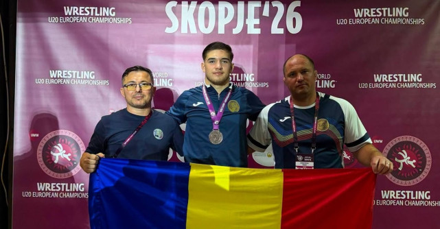 O nouă performanță pentru România! Darius Sas urcă pe podium la CE de Lupte U20
