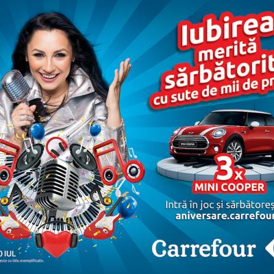 Carrefour sărbătorește 18 ani de activitate în România alături de Andra