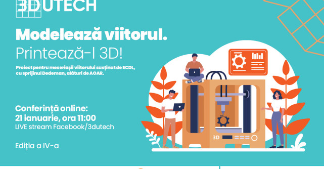 Elevii și profesorii participă la noi cursuri de imprimare 3D în licee