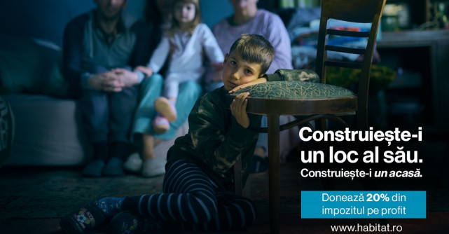 Habitat for Humanity România strânge fonduri  pentru a construi locuințe familiilor vulnerabile din România