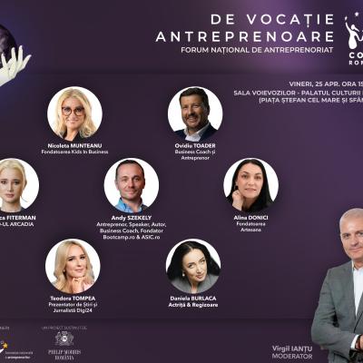 Un grant nerambursabil de idei și inspirație oferit de CONAF  Forumul „De Vocație, Antreprenoare” ajunge la Iași