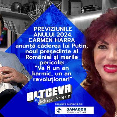 Carmen Harra dezvăluie care este posibilitatea izbucnirii celui de-al Treilea Război Mondial | ALTCEVA CU ADRIAN ARTENE