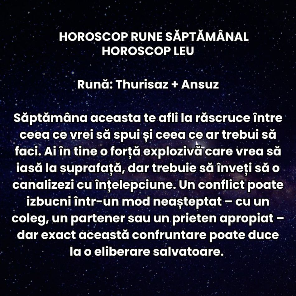 Horoscop Rune săptămâna 1-7 septembrie 2025: Căutăm să punem haosul în ordine și trecem printr-o purificare emoțională profundă