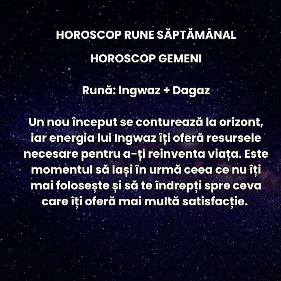 Horoscop Rune săptămâna 14-20 aprilie 2025: Trecem printr-o săptămână a contrastelor! Noile direcții prind contur rapid