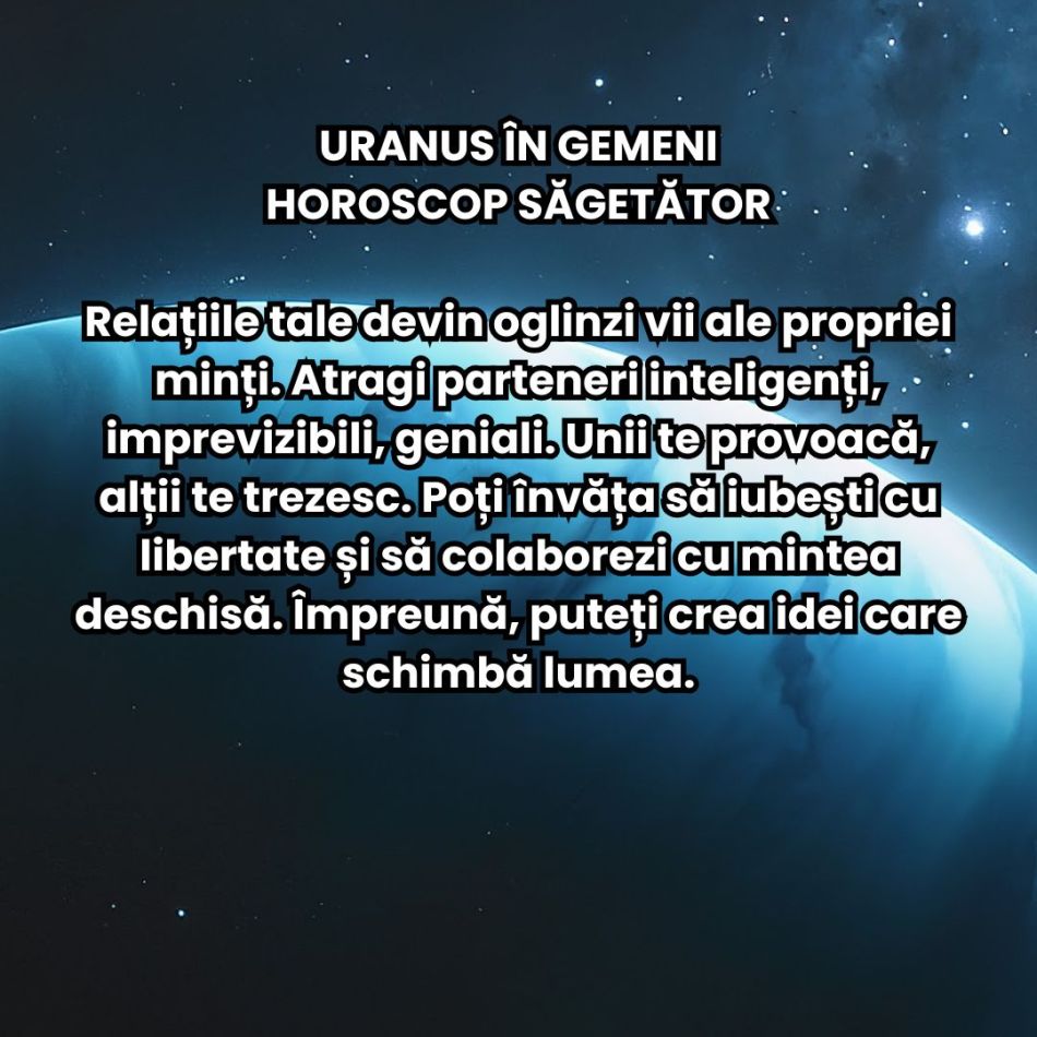 Uranus în Gemeni (2025–2033) aduce revoluția minții + renașterea comunicării. Tot ce am gândit și am crezut până acum se schimbă