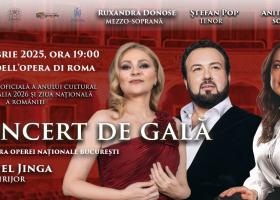 Opera Națională București deschide oficial Anul Cultural România - Italia 2026 printr-un Concert de Gală susținut la Roma