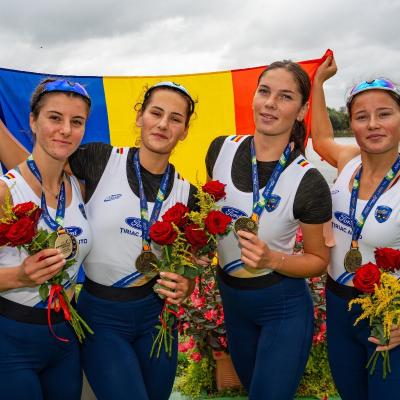 Canotorii români au spulberat concurența la Europenele U23! Câte medalii au adus acasă