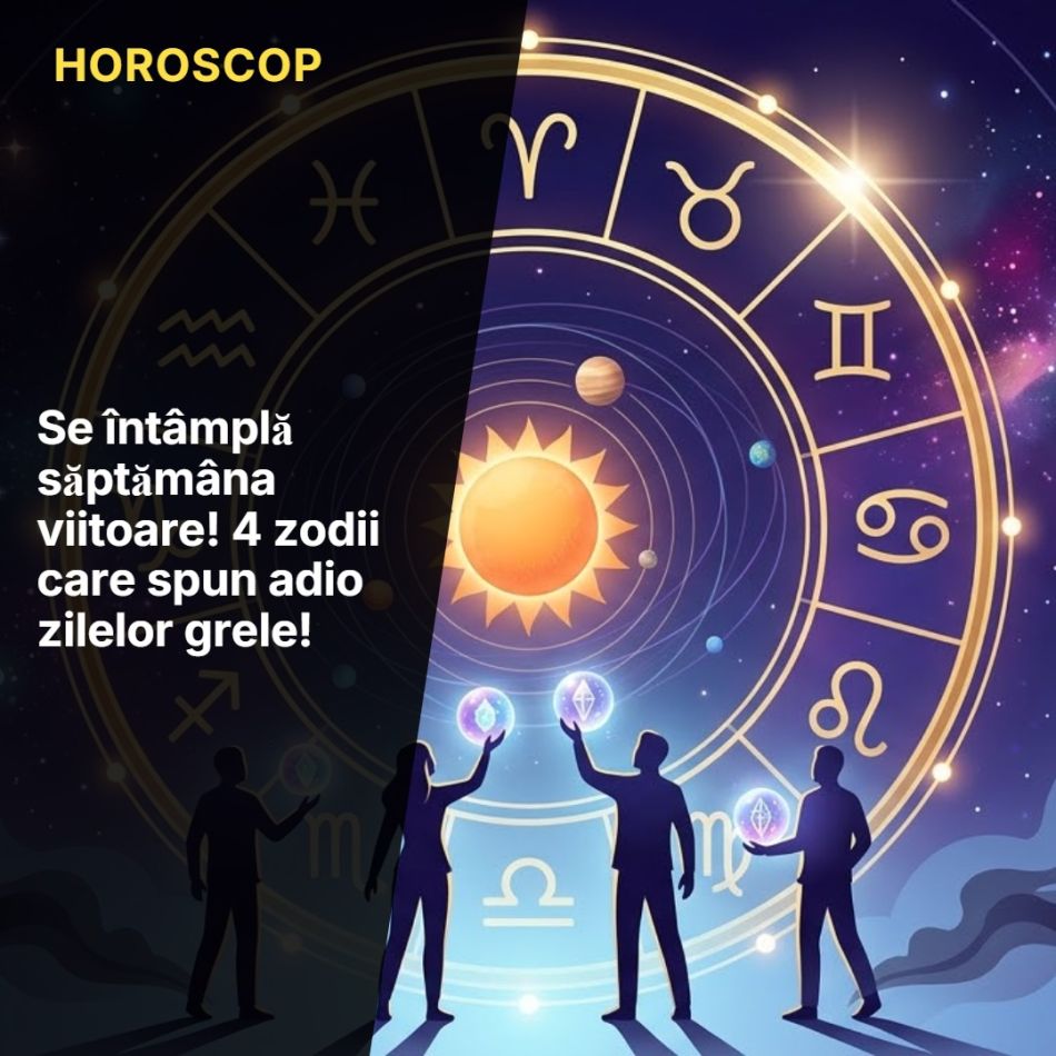 Se întâmplă săptămâna viitoare! 4 zodii care spun adio zilelor grele! 