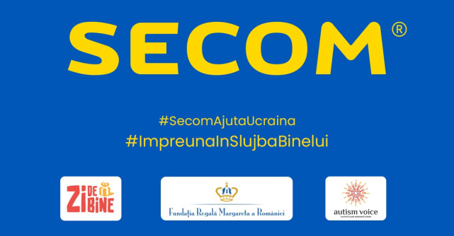 Secom® ajută 500 de refugiați din Ucraina cu cazare, hrană, asistență socială și psihologică, suport juridic