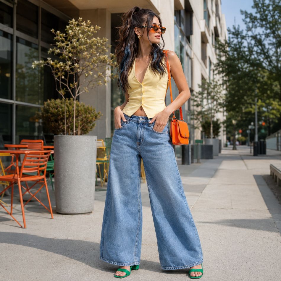 Vesta din in în 5 ținute estivale foarte fashion: cum o porți elegant, casual, office și în vacanță