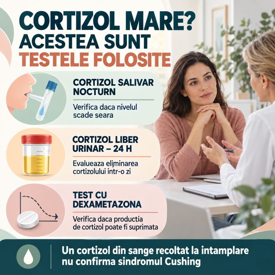Cortizol prea mare: simptome, analize și mituri despre hormonul stresului