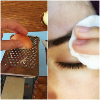 Foloseste suc de ceapa pentru sprancene. Trebuie sa incercati si voi asta