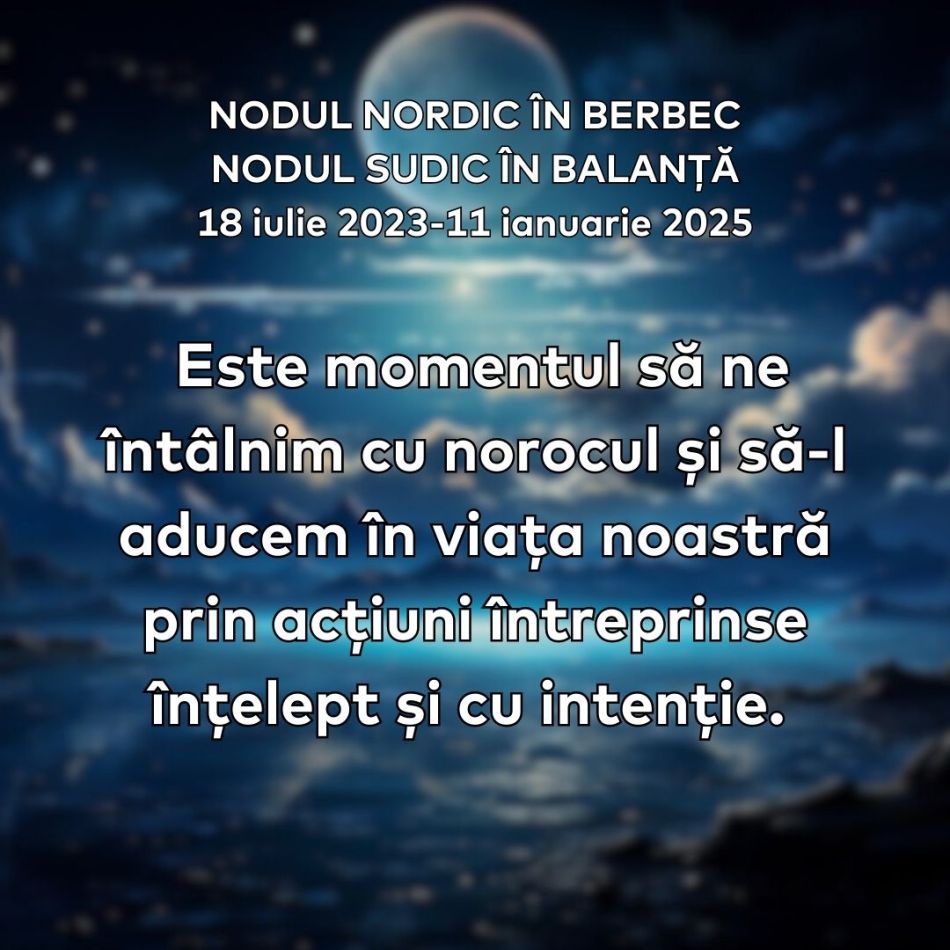 Pe 18 iulie, Universul ne revoluționează viețile, odată cu intrarea Nodurilor Lunare în Berbec și Balanță