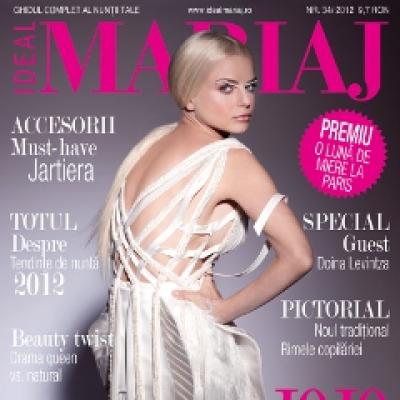 Jojo, imbracata intr-o rochie de mireasa accesorizata cu 7000 de perle 