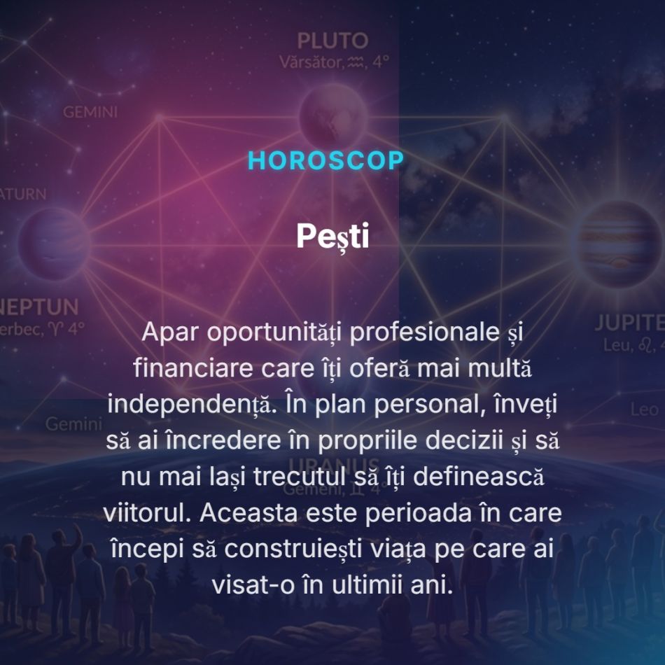 19-21 iulie: Cea mai rară și armonioasă configurație astrologică din acest MILENIU. Cum se schimbă destinul zodiei tale?