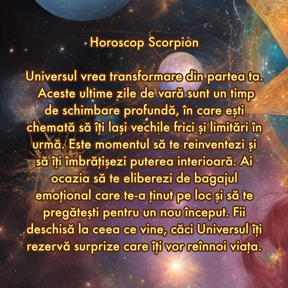Ce mesaj are Universul pentru tine pentru ultimele zile de vară în funcție de zodia în care te-ai născut