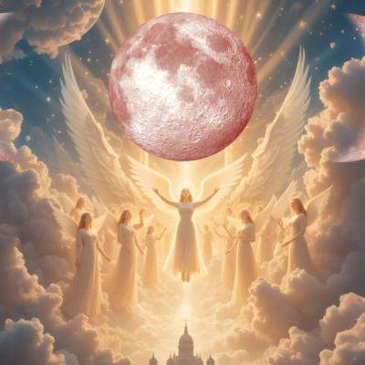 12 Aprilie, noapte sacră a Lunii Roz. Un singur pas și se schimbă tot. Portalul inimii se deschide o singură dată în an