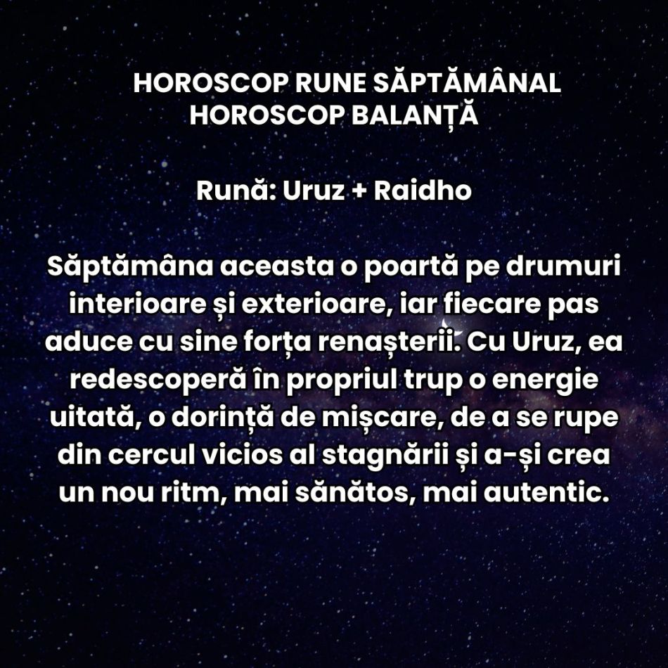 Horoscop Rune săptămâna 2-8 iunie 2025: Universul ne invită să ne lăsăm purtați de curenții invizibili ai destinului