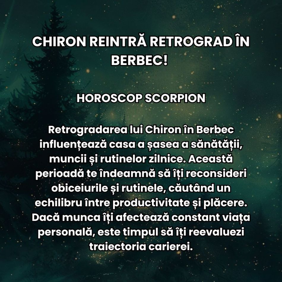 Chiron reintră retrograd în Berbec! Nu părăsește semnul de foc până în 2027! Vindecarea karmică va fi un drum anevoios!