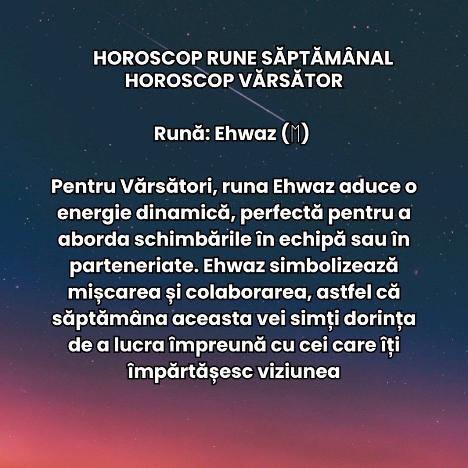 Horoscop Rune săptămâna 4 - 10 noiembrie 2024: Ce aliați valoroși sunt dezvăluiți acum?