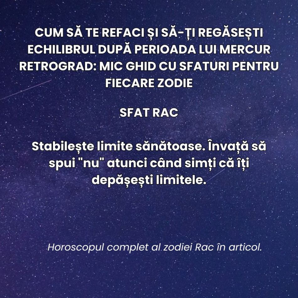 Cum să te refaci și să-ți regăsești echilibrul după perioada lui Mercur Retrograd? Mic ghid cu sfaturi pentru fiecare zodie