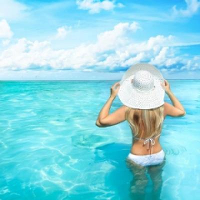 Protectie solara demonstrata cu produsele NIVEA SUN