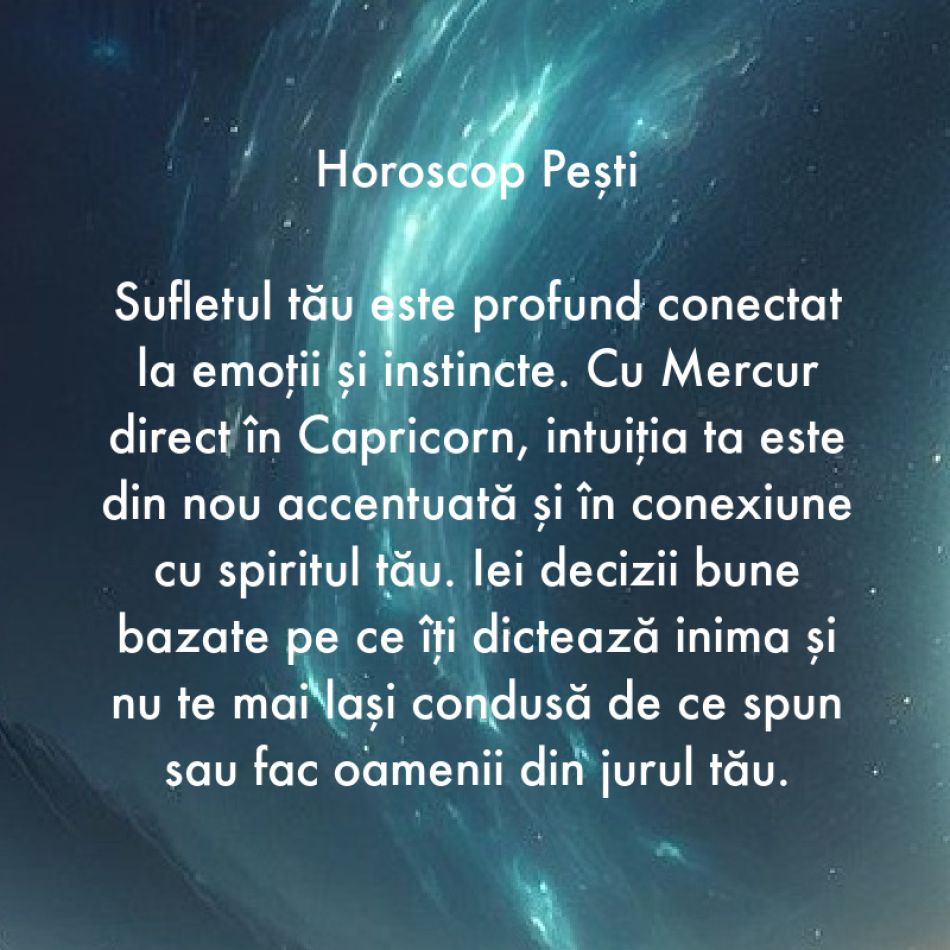 Pe 13 ianuarie Mercur intră în Capricorn. Sfatul Universului pentru fiecare zodie în parte 