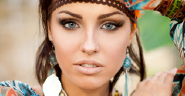 Practic: Make up boho style