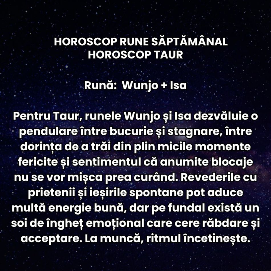 Horoscop Rune săptămâna 3-9 noiembrie 2025: Seducția plutește în aer! Suntem mai carismatici și mai atenți la emoțiile din jur