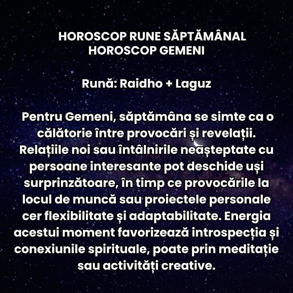 Horoscop Rune săptămâna 27 octombrie – 2 noiembrie 2025: Inițiativa este încurajată și răsplătită! Deschidem uși surprinzătoare!