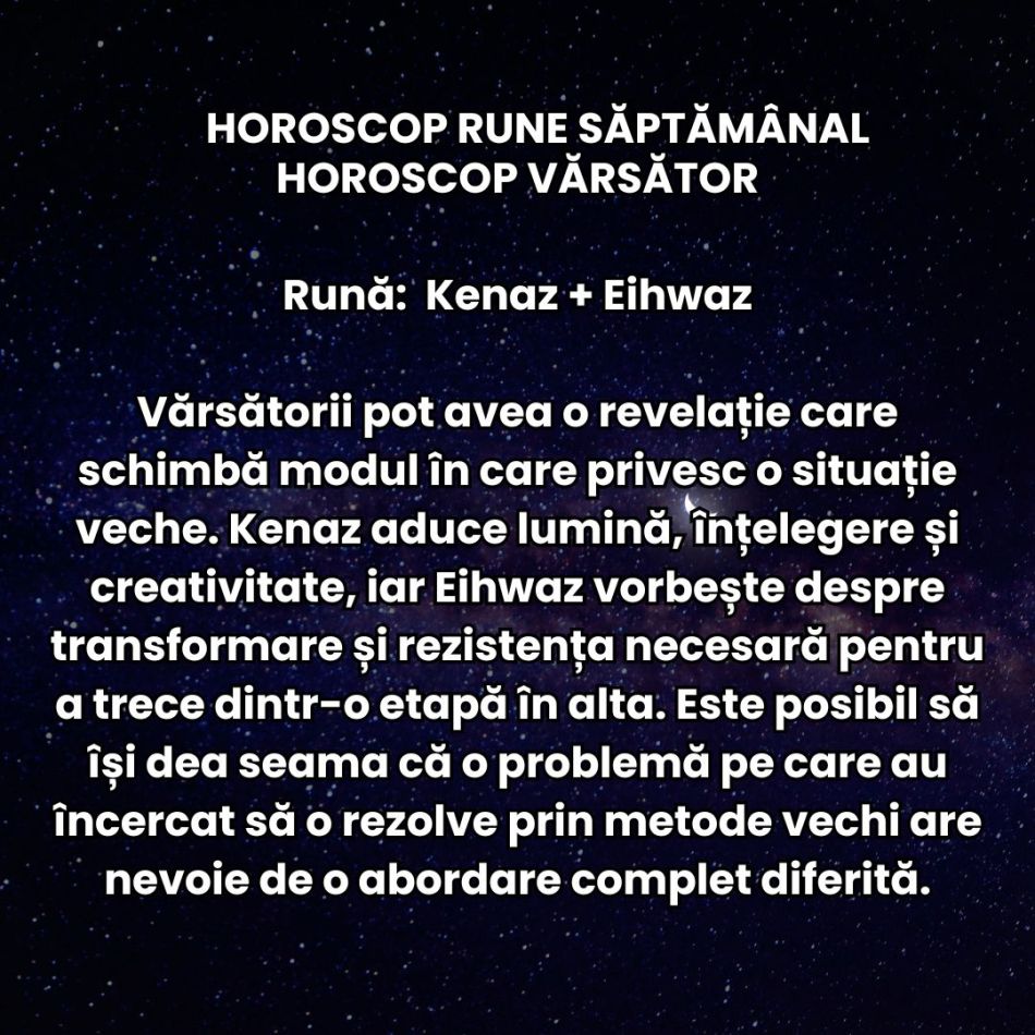 Horoscop Rune săptămâna 12-18 octombrie: Lucrurile încep să se miște! Concluziile sunt mulțumitoare pentru mai multe zodii
