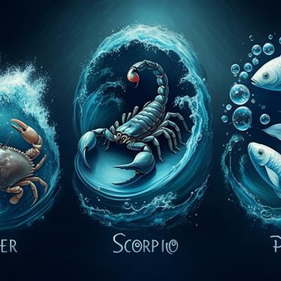 Zodiile de apă: Totul despre Rac, Scorpion, Pești
