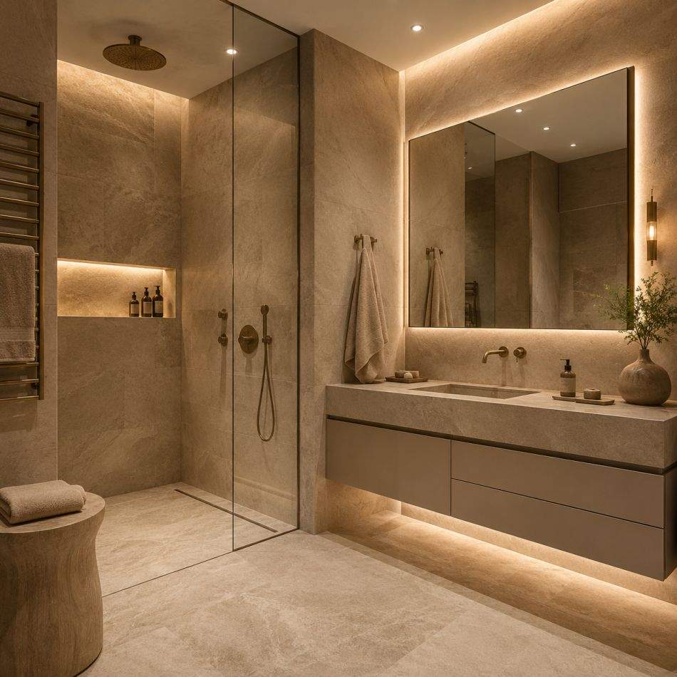 Modele de băi moderne: idei concrete de design interior care arată curat, actual și elegant