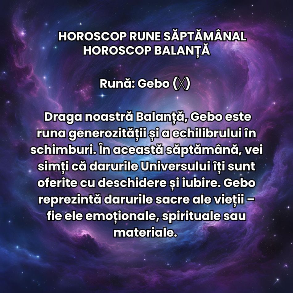 Horoscop Rune săptămâna 28 octombrie  - 3 noiembrie 2024: Află acum mesajul runelor la început de Brumar pentru zodia ta!