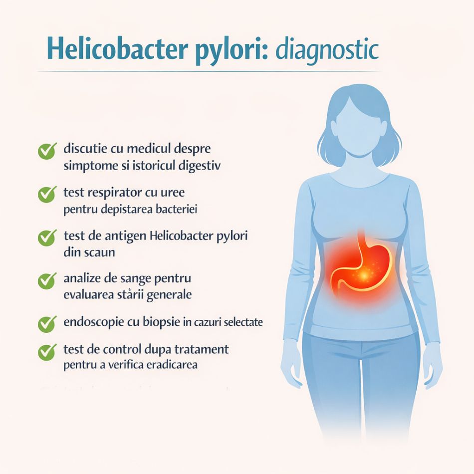 Arsuri la stomac, balonare, greață? Ai putea avea, fără să știi, infecție cu Helicobacter pylori