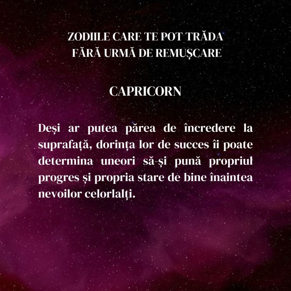Aceste 6 zodii te pot trăda fără nicio urmă de remușcare