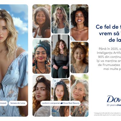 Dove lansează campania aniversară Dove – 20 de ani de frumusețe adevărată