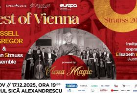„BEST OF VIENNA” – JOHANN STRAUSS ENSEMBLE REVINE LA BRAȘOV, PE 17 DECEMBRIE, CU UN CONCERT FESTIV DE EXCEPȚIE