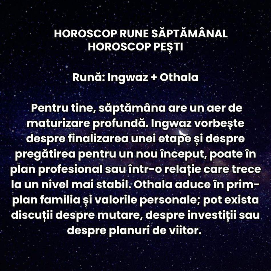Horoscop Rune săptămâna 2-8 martie 2026:  Eclipsa ne dă complet peste cap! Riscăm tot și nu mai avem răbdare