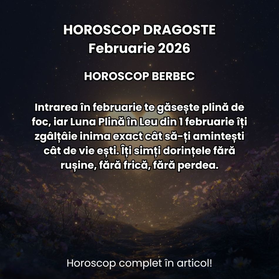 Horoscop Dragoste Februarie 2026: În luna iubirii, eclipsa ne prinde cu alegeri grele: dragostea din trecut vs. cea din prezent