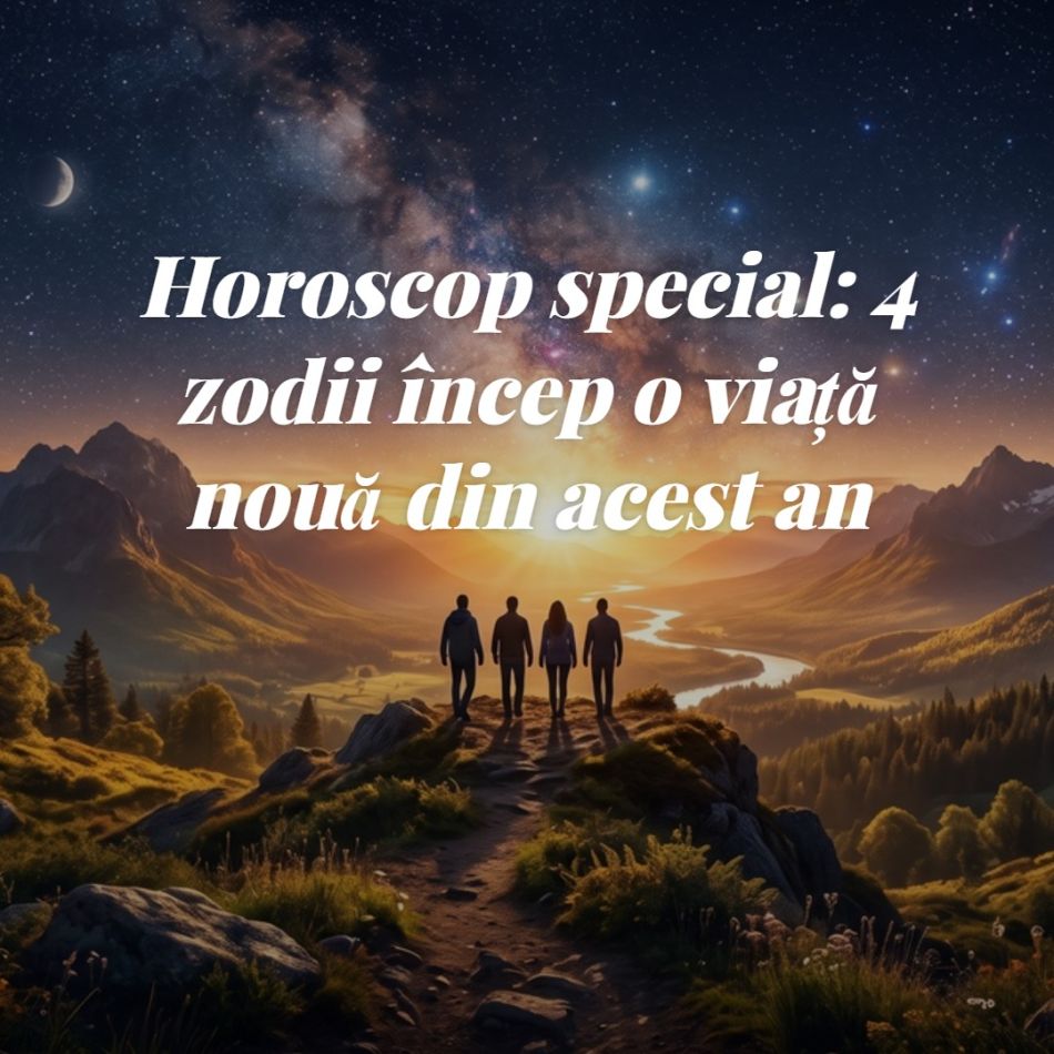 Horoscop special: 4 zodii încep o viață nouă din acest an