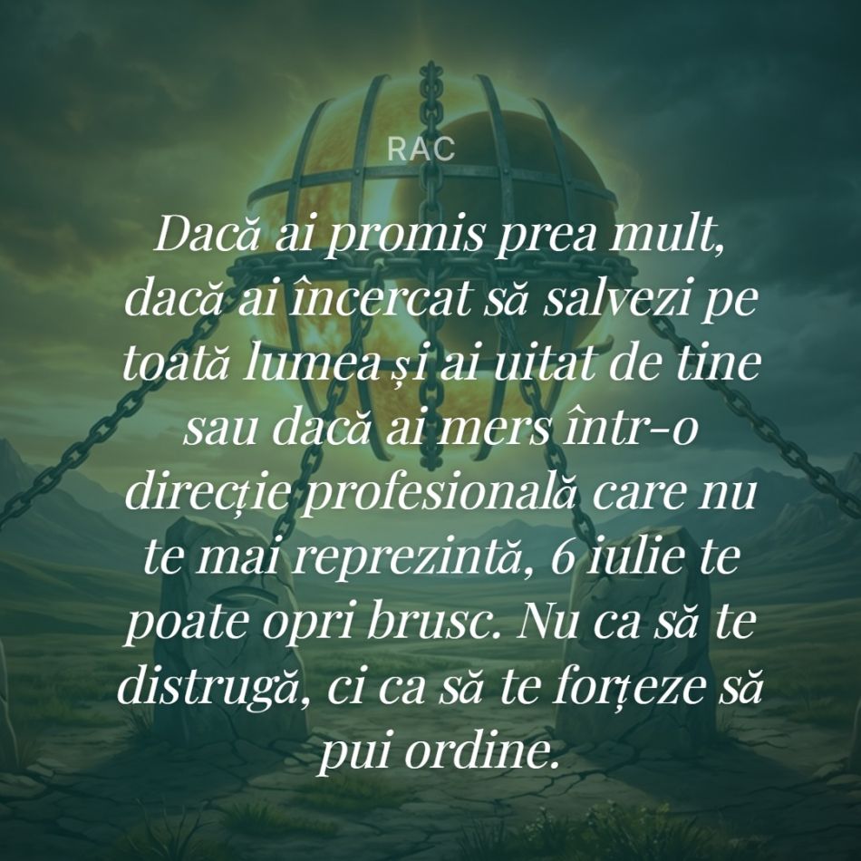Ziua Judecății de Apoi este pe 6 iulie! Saturn își cere tributul de la 4 zodii. Greșeala din trecut se întoarce!