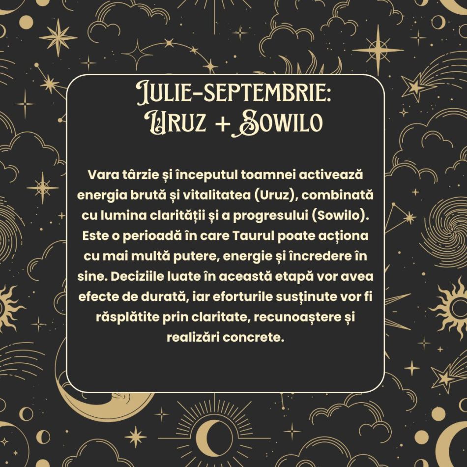  Horoscop Rune 2026 TAUR: Vei descoperi echilibru între energie și răbdare! Vei culege roadele efortului consistent